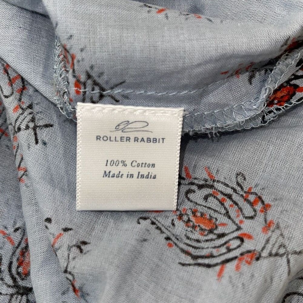 Roller Rabbit Printed Split Neck August Kurta Tun… - image 9